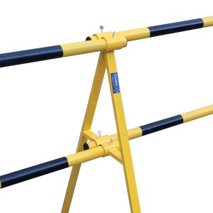 2-Way Fixed Twin Rail Heavy Duty Barricade Legs