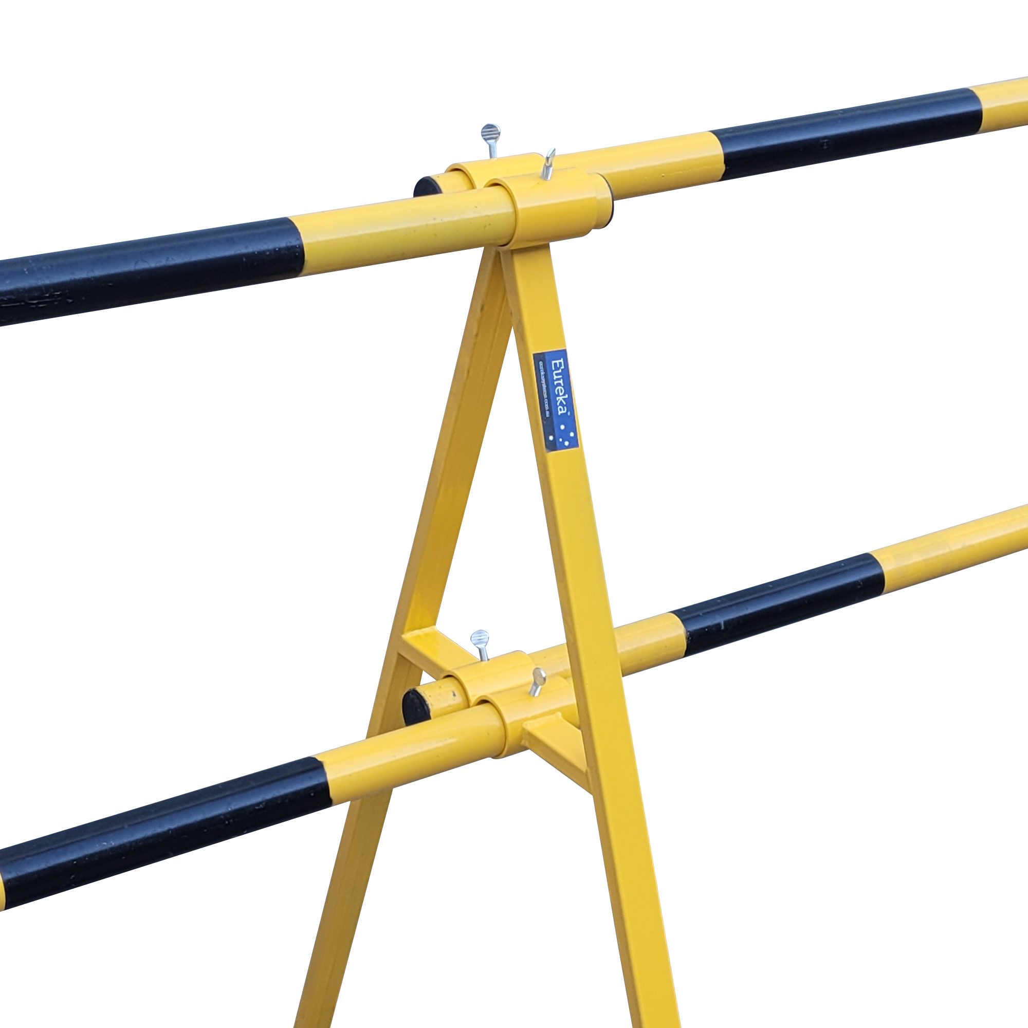 2-Way Fixed Twin Rail Heavy Duty Barricade Legs